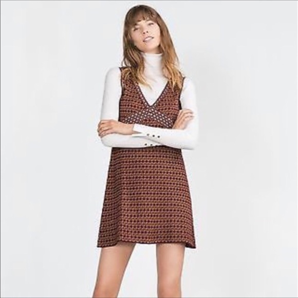 Zara 70s print knit dress - Picture 2 of 7